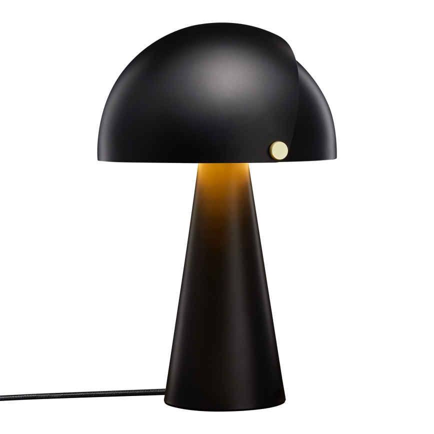 DFTP by Nordlux - Lámpara de mesa con pantalla regulable ALIGN 1xE27/25W/230V negro