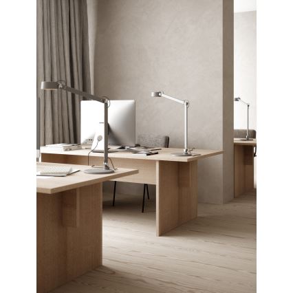 DFTP by Nordlux - Lámpara de mesa regulable LED táctil 3v1 NOBU LED/9W/230V gris