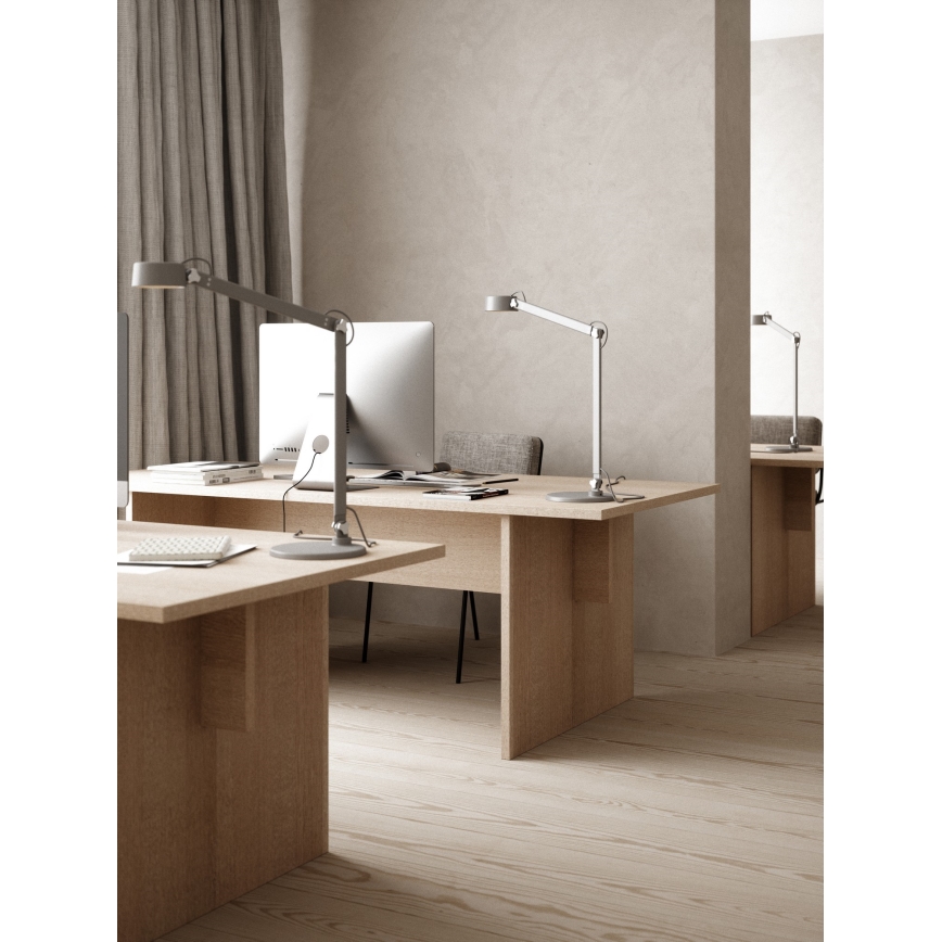 DFTP by Nordlux - Lámpara de mesa regulable LED táctil 3v1 NOBU LED/9W/230V gris