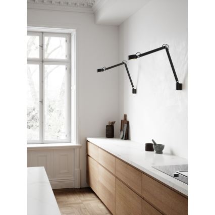 DFTP by Nordlux - Lámpara de mesa regulable LED táctil 3v1 NOBU LED/9W/230V negro