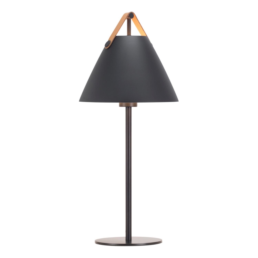 DFTP by Nordlux - Lámpara de mesa STRAP 1xE27/40W/230V negro