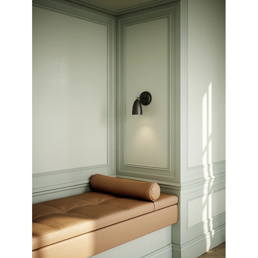 DFTP by Nordlux - Lámpara de pared NEXUS 1xGU10/6W/230V negra