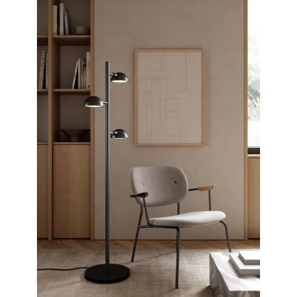 DFTP by Nordlux - Lámpara de pie NOMI 3xE14/8W/230V negro