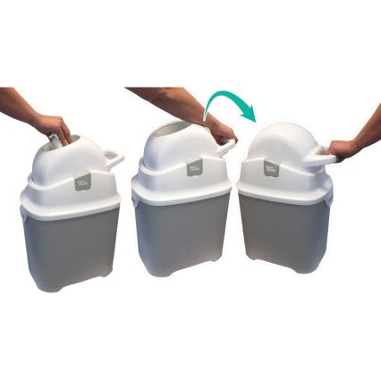 DiaperChamp - Papelera de pañales ONE blanco