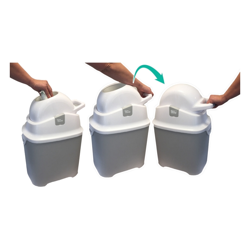DiaperChamp - Papelera de pañales ONE blanco