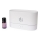 Difusor de aromas y humidificador de aire ultrasónico LED RGB con retroiluminación 180ml blanco