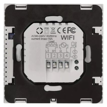 Digital termostato para floor heating GoSmart 230V/16A Wi-Fi Tuya