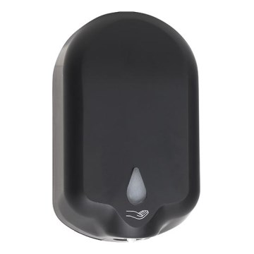 Dispensador de desinfectante 14 x 23,5 cm, negro
