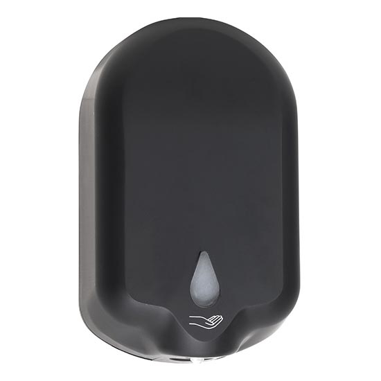 Dispensador de desinfectante 14 x 23,5 cm, negro
