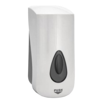 Dispensador de jabón 11,5 x 24,5 cm, blanco