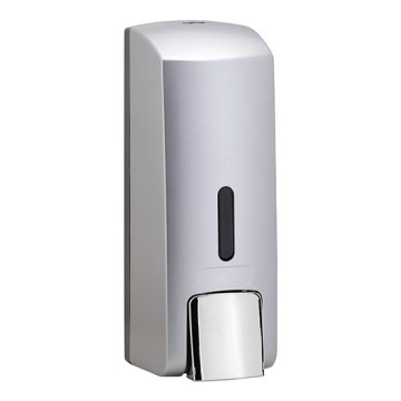 Dispensador de jabón 6,5 x 18,5 cm gris