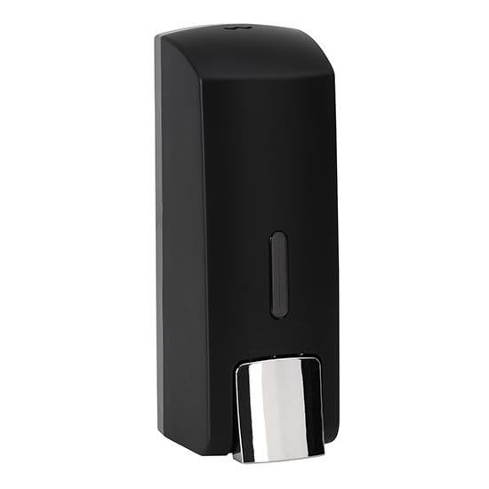 Dispensador de jabón 6,5x18,5 cm negro