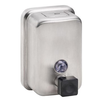 Dispensador de jabón 9,7x15 cm acero inoxidable/plateado
