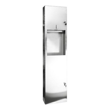 Dispensador de toallas 31x122,5 cm acero inoxidable/plateado