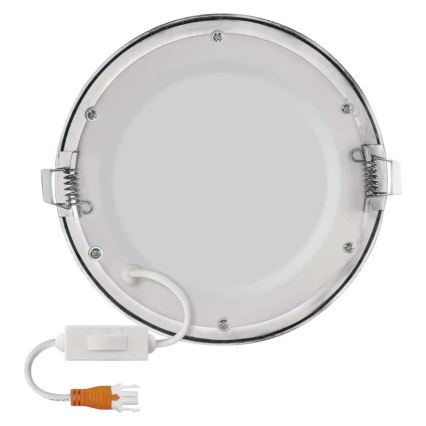 Downlight empotrado LED NEXXO LED/12,5W/230V 3000/3500/4000K plateado Ø 17 cm