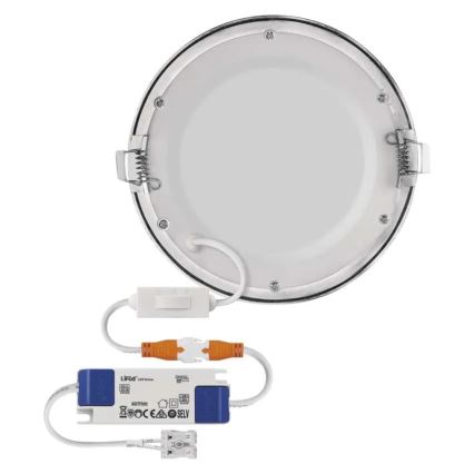 Downlight empotrado LED NEXXO LED/12,5W/230V 3000/3500/4000K plateado Ø 17 cm
