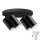 Downlight LED RGBW regulable para baño TURYN 4xGU10/6,5W/230V 2700-6500K Wi-Fi IP44 negro