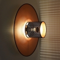 Duolla - Aplique TOKYO SHINY 1xE27/15W/230V diá. 50 cm cobre/negro