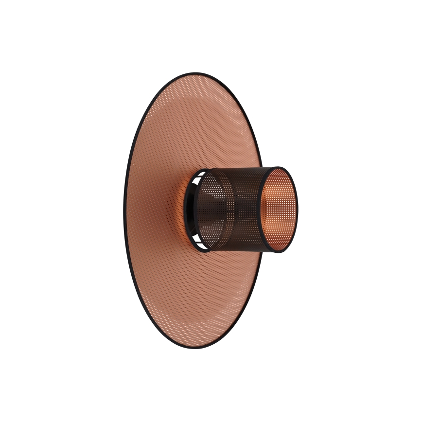 Duolla - Aplique TOKYO SHINY 1xE27/15W/230V diá. 50 cm cobre/negro