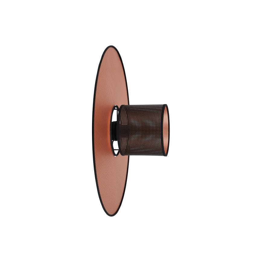 Duolla - Aplique TOKYO SHINY 1xE27/15W/230V diá. 50 cm cobre/negro