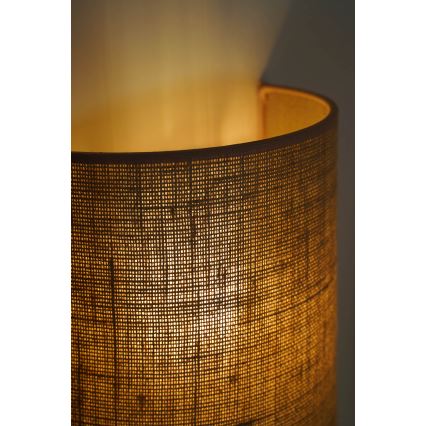Duolla - Aplique YUTE 1xE27/15W/230V diá. 20 cm marrón