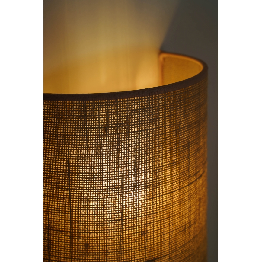 Duolla - Aplique YUTE 1xE27/15W/230V diá. 20 cm marrón