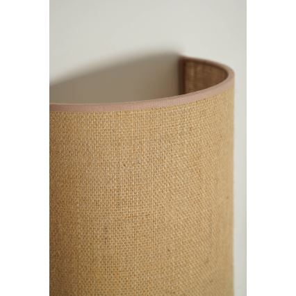 Duolla - Aplique YUTE 1xE27/15W/230V diá. 20 cm marrón