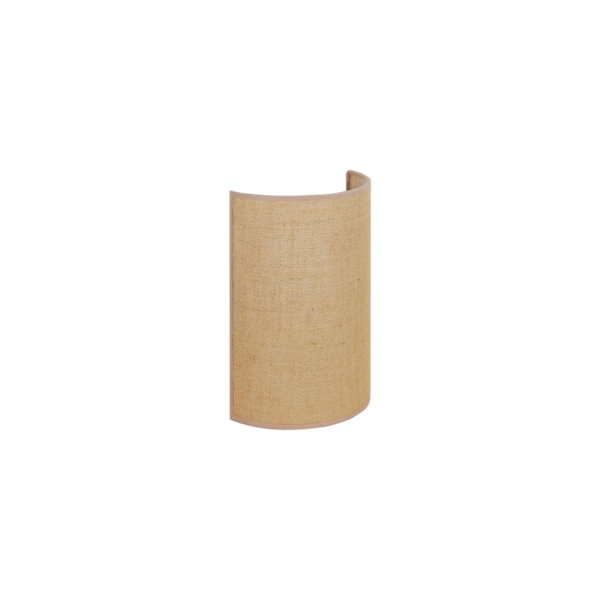Duolla - Aplique YUTE 1xE27/15W/230V diá. 20 cm marrón