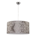 Duolla - Lámpara colgante ALTO 1xE27/40W/230V diá. 45 cm plata