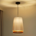 Duolla - Lámpara colgante BELL SHINY 1xE27/15W/230V diá. 25 cm blanco/cobre