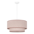 Duolla - Lámpara colgante BOHO 1xE27/40W/230V diá. 45 cm beige
