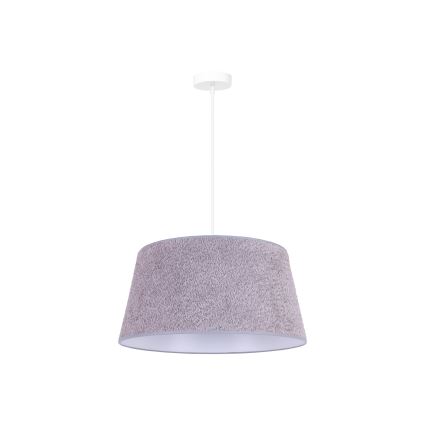 Duolla - Lámpara colgante BOUCLE 1xE27/15W/230V diá. 50 cm gris