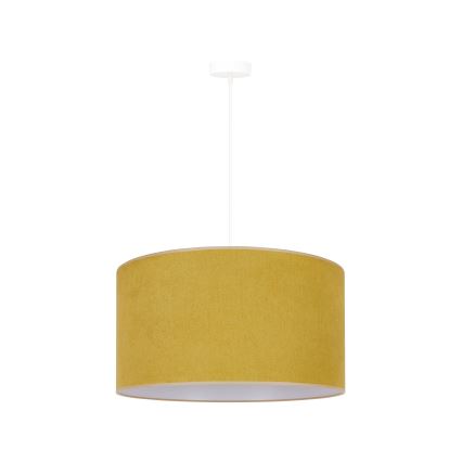 Duolla - Lámpara colgante BRISTOL 1xE27/15W/230V diá. 45 cm amarillo/blanco