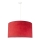Duolla - Lámpara colgante BRISTOL 1xE27/40W/230V diá. 45 cm rojo