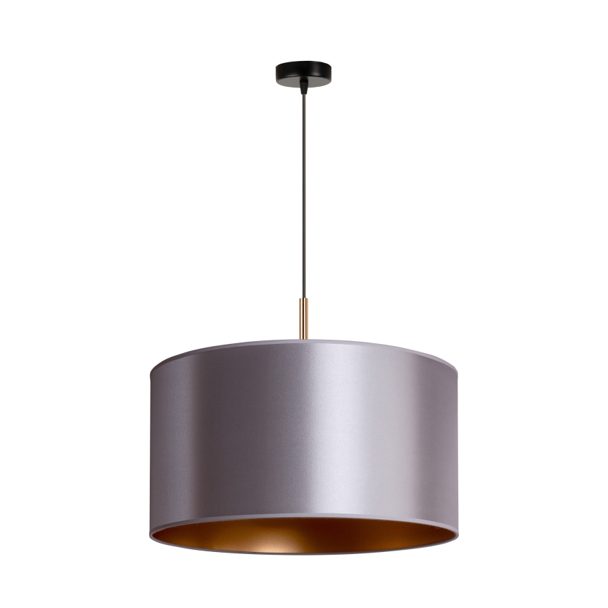 Duolla - Lámpara colgante CANNES 1xE27/15W/230V diá. 45 cm plata/cobre