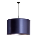 Duolla - Lámpara colgante CANNES 1xE27/15W/230V diá. 50 cm azul/plata