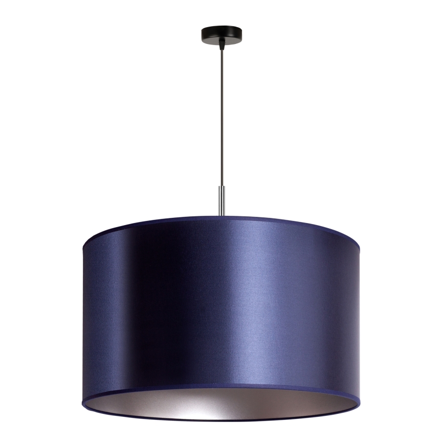 Duolla - Lámpara colgante CANNES 1xE27/15W/230V diá. 50 cm azul/plata