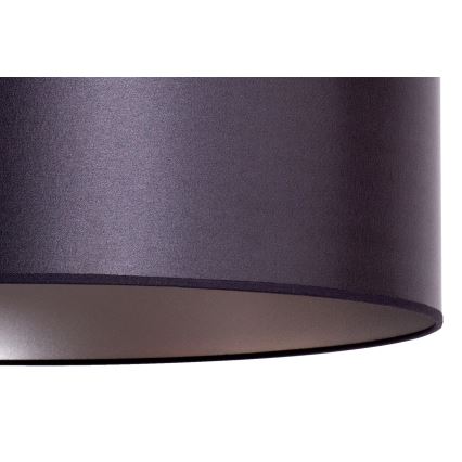 Duolla - Lámpara colgante CANNES 1xE27/15W/230V diá. 50 cm negro/plata