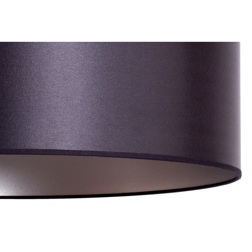 Duolla - Lámpara colgante CANNES 1xE27/15W/230V diá. 50 cm negro/plata