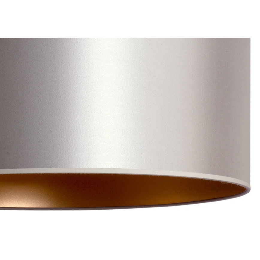 Duolla - Lámpara colgante CANNES 1xE27/15W/230V diá. 50 cm plata/cobre