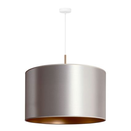 Duolla - Lámpara colgante CANNES 1xE27/15W/230V diá. 50 cm plata/cobre