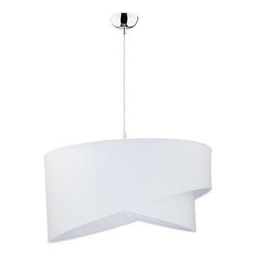 Duolla - Lámpara colgante CELLO 1xE27/40W/230V diá. 45 cm blanco
