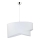 Duolla - Lámpara colgante CELLO 1xE27/40W/230V diá. 45 cm blanco