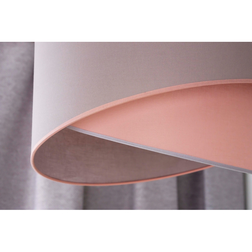 Duolla - Lámpara colgante CELLO 1xE27/40W/230V diá. 45 cm rosa
