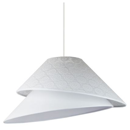 Duolla - Lámpara colgante COCO 1xE27/40W/230V diá. 50 cm blanco