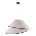 Duolla - Lámpara colgante COCO 1xE27/40W/230V diá. 50 cm blanco