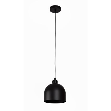 Duolla - Lámpara colgante con cable IRONLINE 1xE27/15W/230V, Ø 17 cm, negro