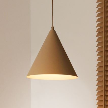 Duolla - Lámpara colgante con cable IRONLINE 1xG9/3W/230V Ø 25 cm beige