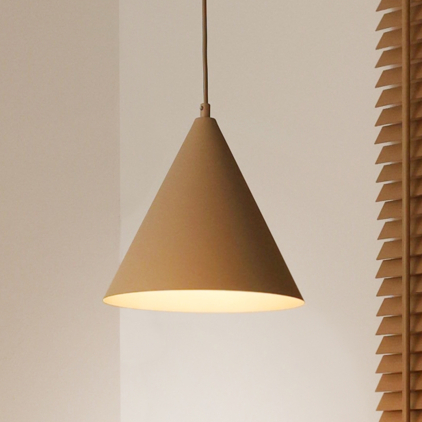 Duolla - Lámpara colgante con cable IRONLINE 1xG9/3W/230V Ø 25 cm beige