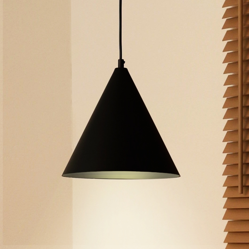 Duolla - Lámpara colgante con cable IRONLINE 1xG9/3W/230V Ø 25 cm negra